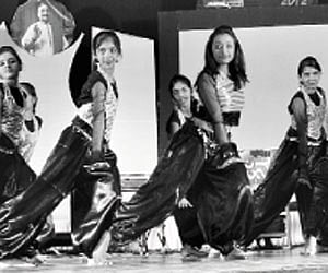Dance performance by students of Taal Institute of Music and Fine arts at the event | express photo