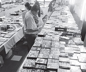 Navaratri Music Fair exhibition of DVDs and CDs at Lotus Club, Warriam Road.