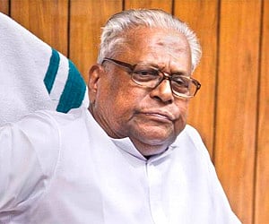 Kerala former Chief Minister V S Achuthanandan - Express photo
