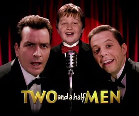 Screen shot of the hit sitcom 'Two And A Half Men'