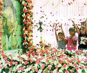 The legendary actor’s fans organised blood– and eye-donation camps on the actor's death anniversary| Nagaraja Gadekal
