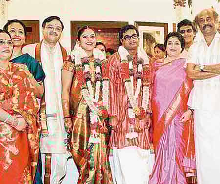 A snapshot of Selvaraghavan's engagement ceremony (Pic: ENS).