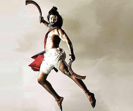 The promotional poster of 'Aravaan'.