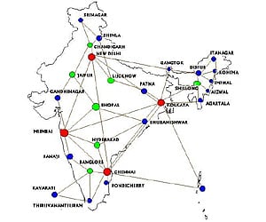Distorted map of India (IANS photo)