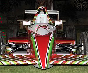 Red Rooster Racing Car launched during the Press Confrence Bangalore -File Photo: EPS