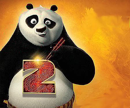 The poster of 'Kung Fu Panda 2'.