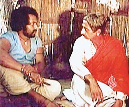 The cast and crew of Kakana Kote are getting ready for the preview of their film on Kuruba tribals. (Express Photo)