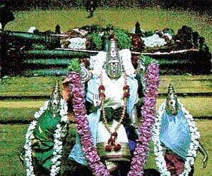 divine lustre: Idols at the Sri Ramanathaswamy Temple in Rameswaram, after they were cleaned and polished | Express
