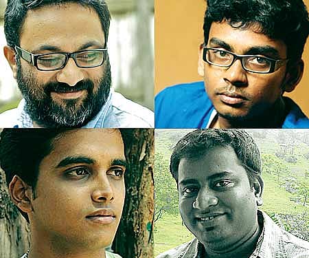 Clockwise from top left: Deepak Bhojraj, Praveen Anthony, Praveen KL and Bhuvan Srinivasan.