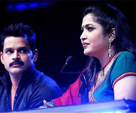 The judges of 'Jodi No 1' (Express Photo by P Anand Kumar).