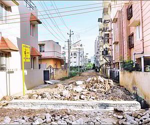 Muddy roads in Pai Layout| SUDHAKAR JAIN