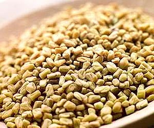 Fenugreek seeds.