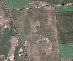 Now, Jesus's face seen in Google Earth image
