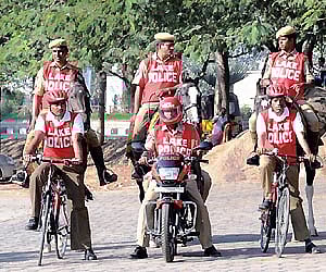 The  Lake police station.