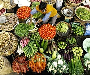When compared to the previous week, the prices of several vegetables such as tomatoes, coconuts and drumsticks have increased in Madurai. 