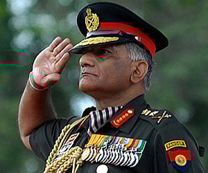 Army Chief General VK Singh. (File photo: EPS)