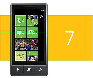 A phone with Windows Phone 7 installed. (Photo: MCT)