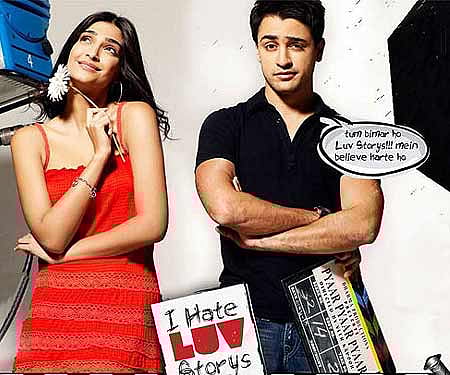The poster of 'I Hate Luv Storys', one of the nominees for the Golden Kela Awards.