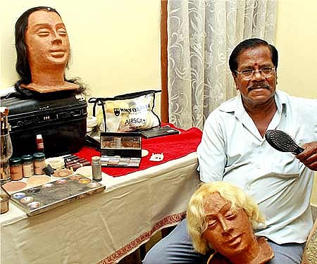 Makeup artist VP Rajan (Express/ Martin Louis)