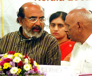 Finance Minister T M Thomas Isaac.