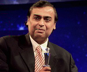 Reliance Industries owner Mukesh Ambani.