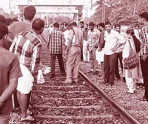 Police surveying the accident site near Amrita Institute of Medical Sciences in Ponnekkara on Monday.
