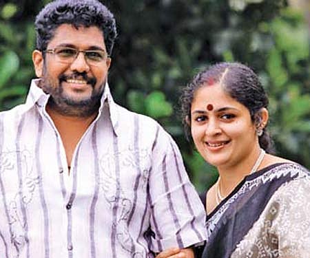 Chitra and Shaji Kailas.