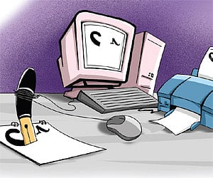 Writing on the wall for calligraphy