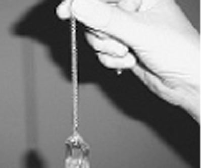 Healing by crystal pendulum