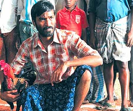 The poster of 'Aadukalam'.