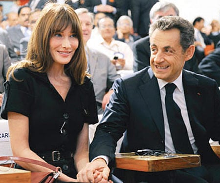 Carla Bruni-Sarkozy: (AP Photo)