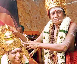 Swami Nithyananda and his coronation
