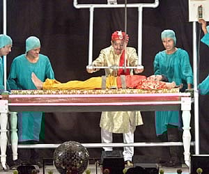 P C Sorcar Young at the magic show