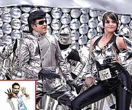 A still from 'Enthiran', Inset: Remo D'Souza (Pics: ENS).