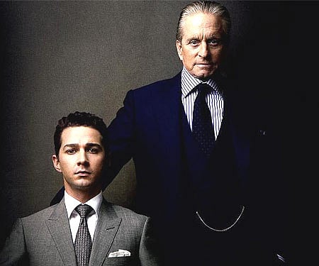 The promotional poster of 'Wall Street- Money Never Sleeps' (Pic: Sampurn Pix).