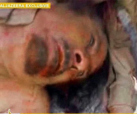 The fall of a dictator