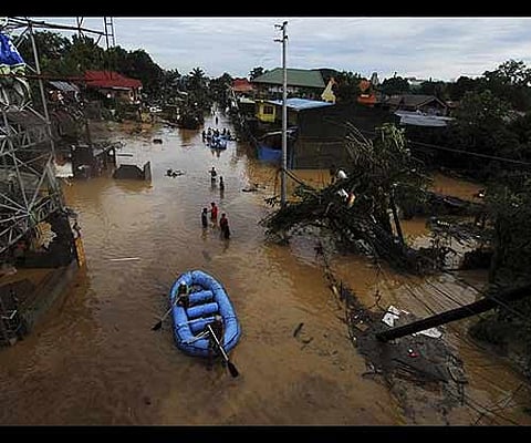 Flash floods in Philippines