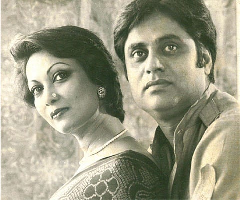 Popularly known as 'The Ghazal King' he gained acclaim together with his wife, another renowned Indian Ghazal singer Chitra Singh. Express file photo.