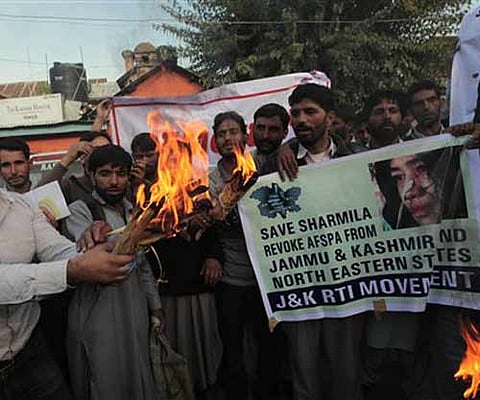 Kashmir protest against AFSPA