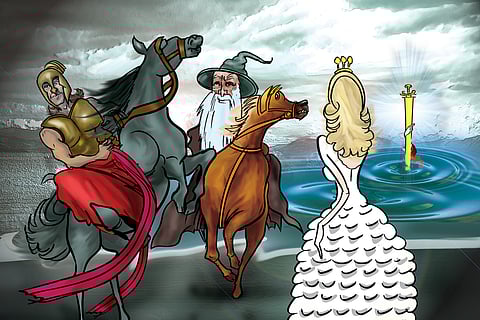 King Arthur and Excalibur