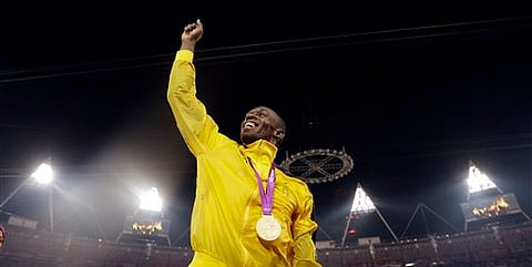 Usain Bolt turns DJ to celebrate Olympic treble