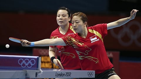 Singapore wins Olympic table tennis team bronze medal