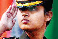 Different forces, different salutes