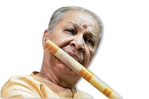 Weaving melody with the divine flute