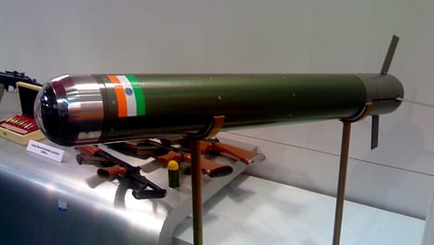 India test fires cannon launched laser-guided missile