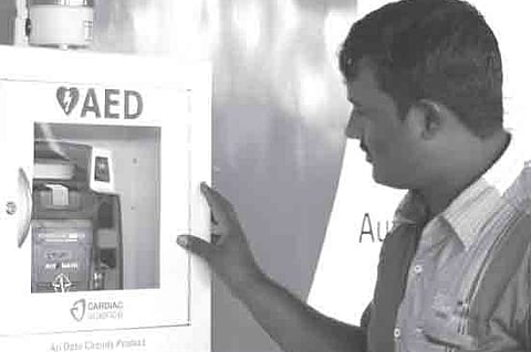 External Defibrillator installed at South Railway Station