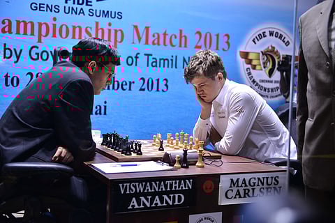 ANAND vs CARLSEN Round 4 - World Chess Championship