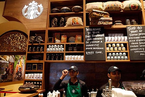 Starbucks opens store in Bangalore