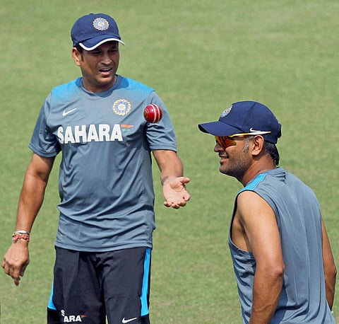 Dhoni: Why the 'e' after Sachin?