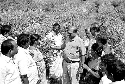 Vellore Collector does a reality check on agri, road projects in Walajapet